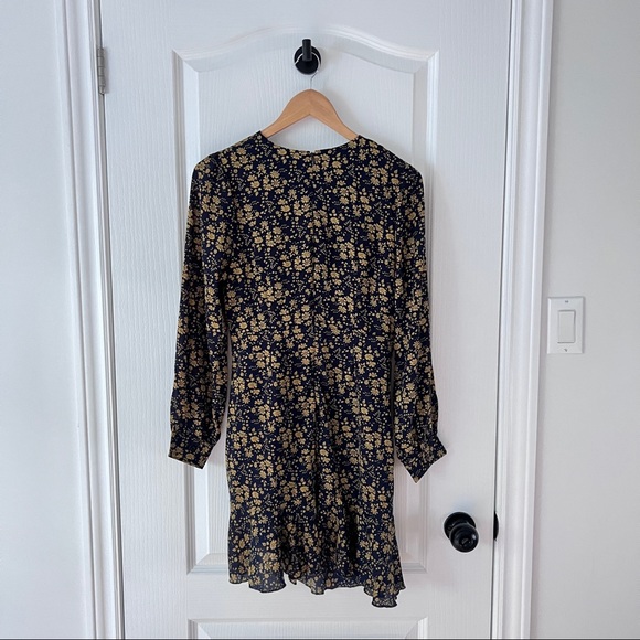 Korean Style Front String Floral Dress - Picture 2 of 5